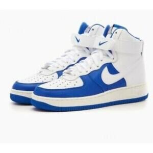 Nike Air Force 1 NBA 75th Anniversary White Blue Sneakers Sz 11 L
